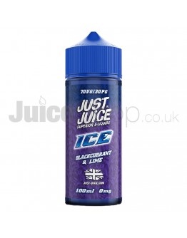 Blackcurrant & Lime Ice by Just Juice (100ml)