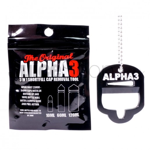 Alpha 3 Shortfill Cap Removal tool