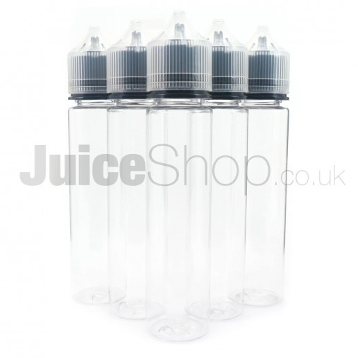 Empty 70ml E-liquid Bottles (x5)